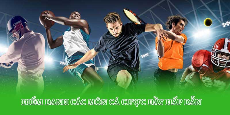 Điểm danh các môn cá cược đầy hấp dẫn